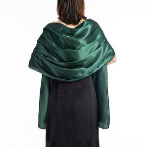 Women’s Satin Silk Shawl And Wrap For Evening Party Dresses Bridal Bridesmaid🦄